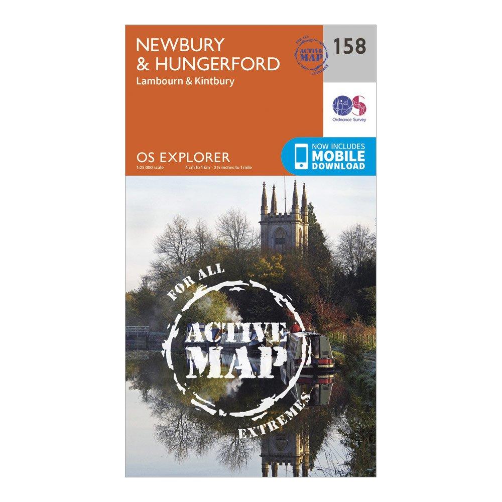 Explorer Active 158 Newbury & Hungerford Map With Digital Version