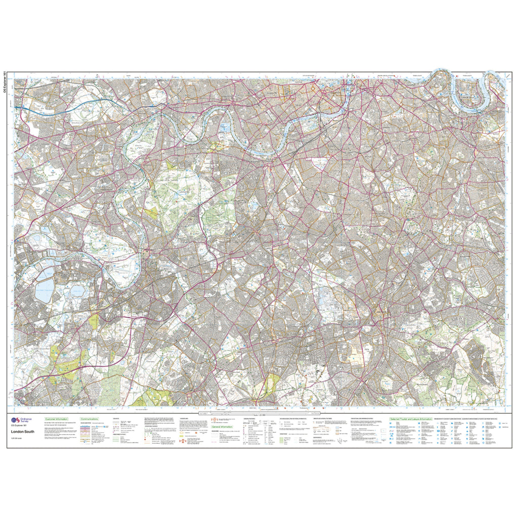 Explorer Active 161 London South Map With Digital Version