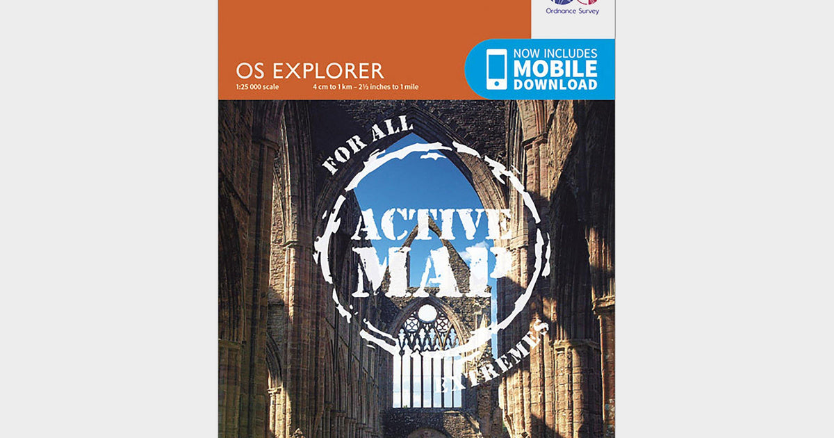 Ordnance Survey Explorer Active 167 Thornbury, Dursley & Yate Map With ...