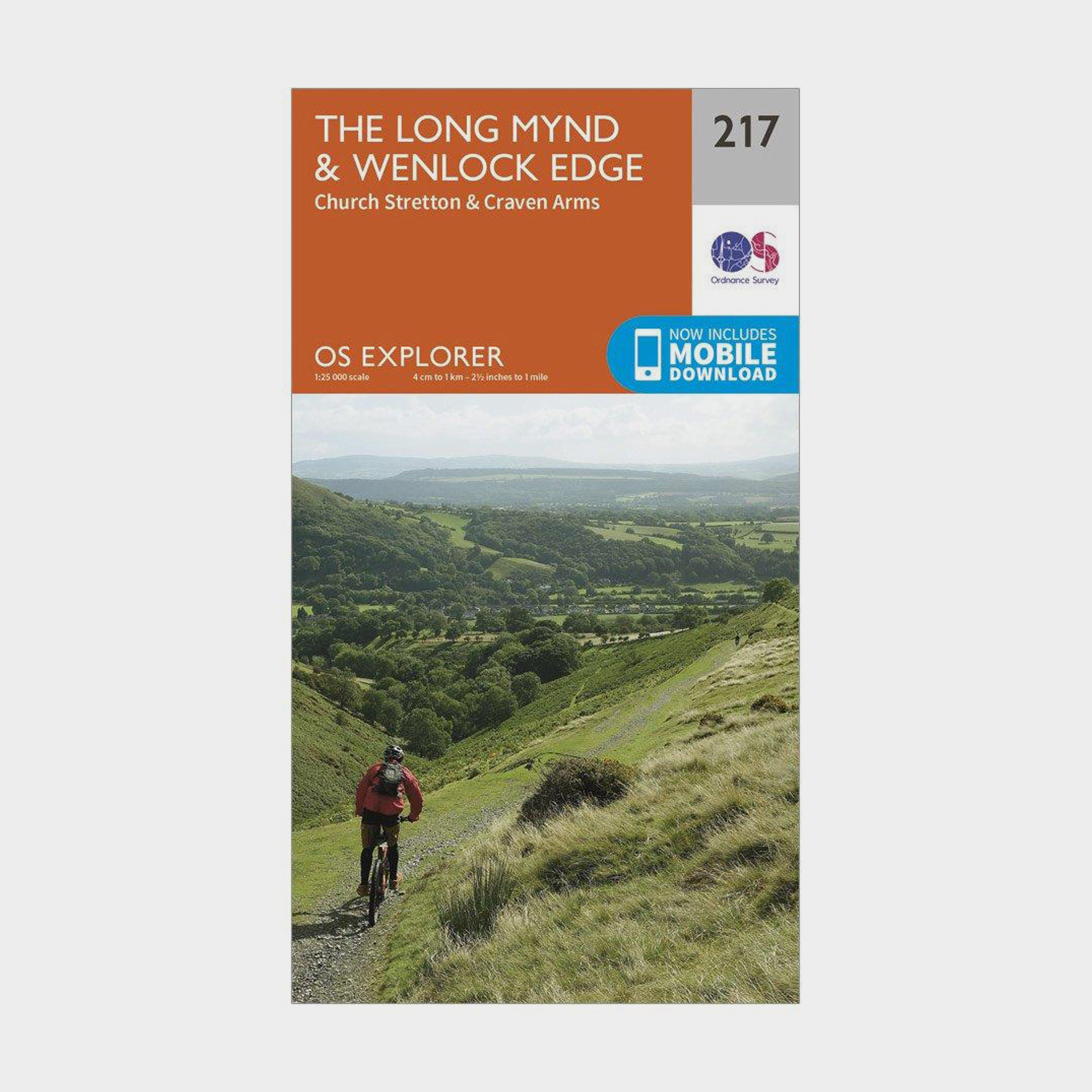 Explorer 217 The Long Mynd & Wenlock Edge Map With Digital Version