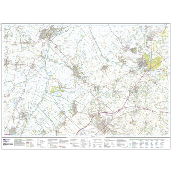 Explorer 226 Ely & Newmarket Map With Digital Version