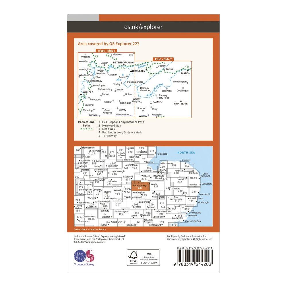 Explorer 227 Peterborough Map With Digital Version