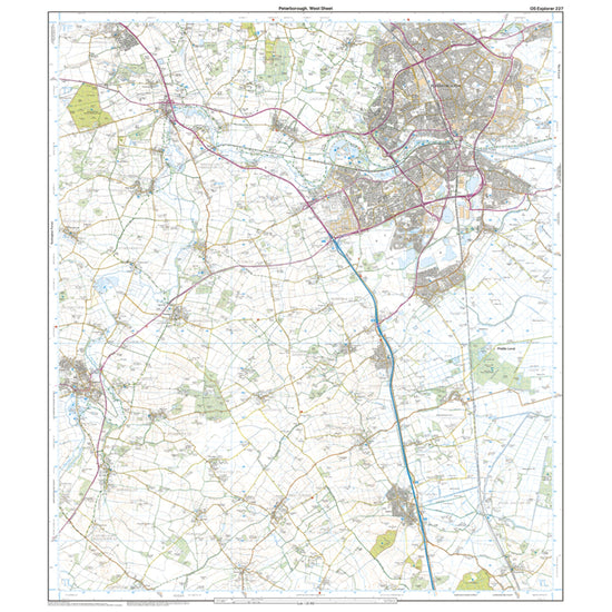 Explorer 227 Peterborough Map With Digital Version