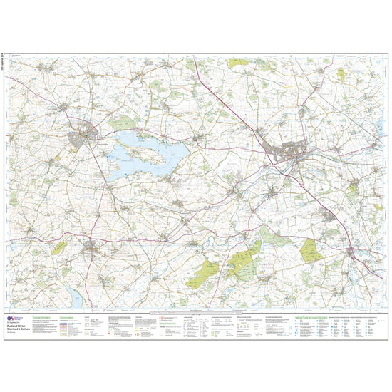Explorer 234 Rutland Water Map With Digital Version