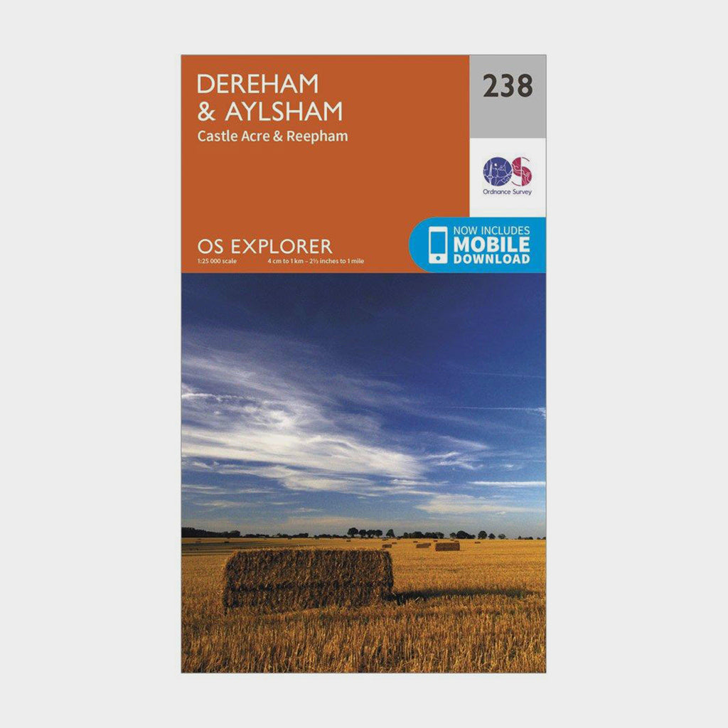 Explorer 238 East Dereham & Aylsham Map With Digital Version