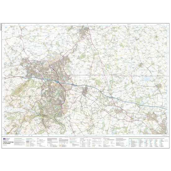 Explorer 242 Telford, Ironbridge & The Wrekin Map With Digital Version