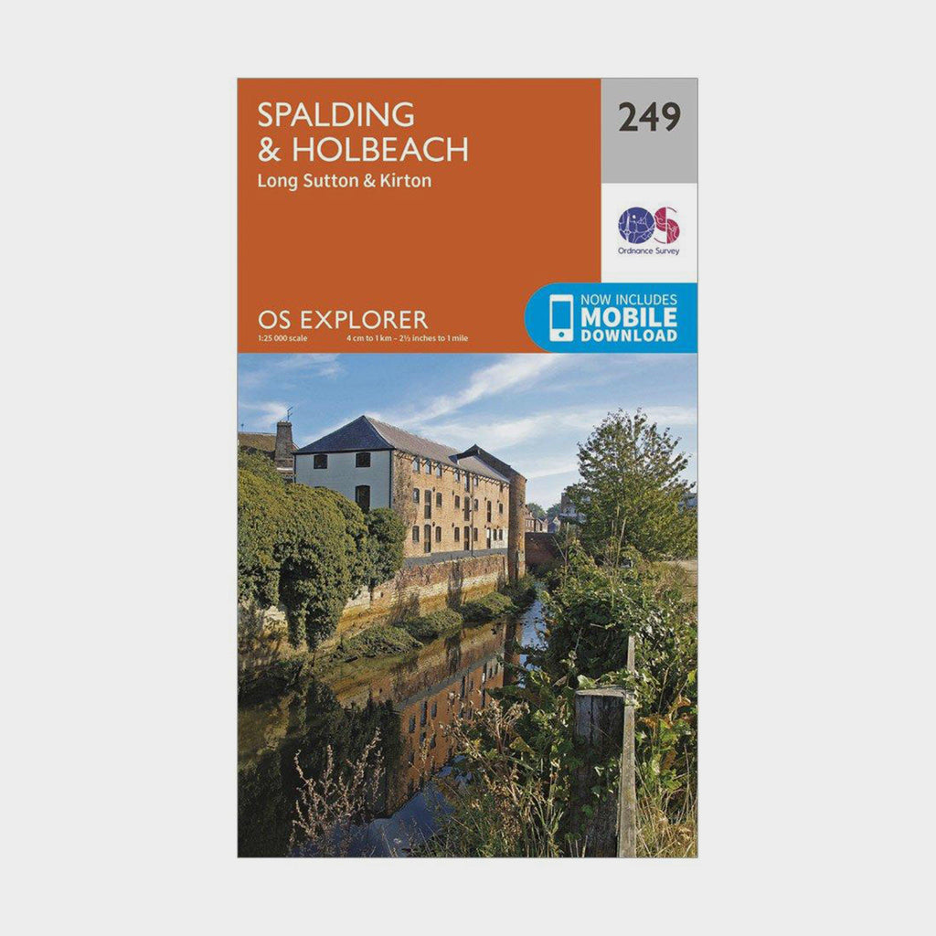 Explorer 249 Spalding & Holbeach Map With Digital Version
