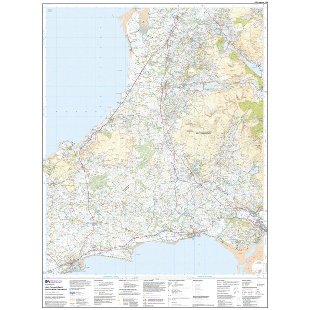 Explorer 254 Lleyn Peninsula East Map With Digital Version