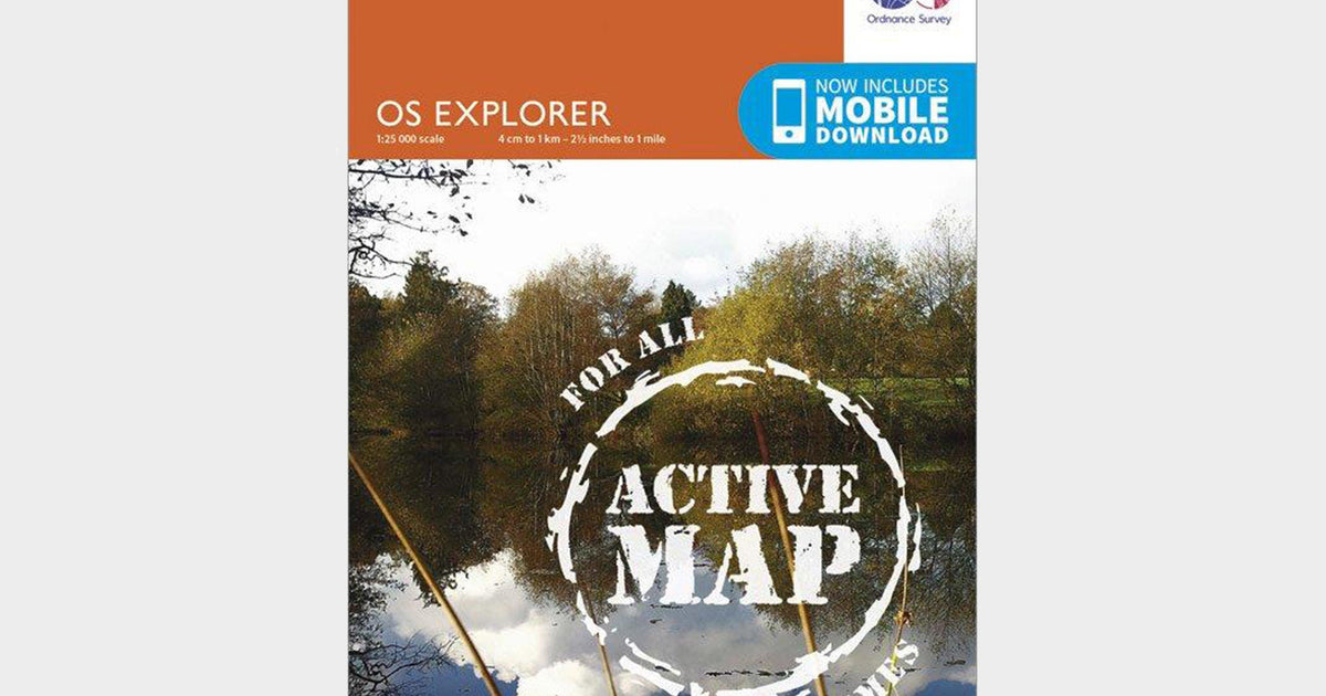Ordnance Survey Explorer Active 202 Leominster & Bromyard Map With ...