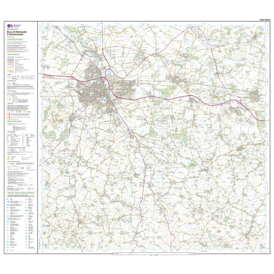 Explorer Active 211 Bury St Edmunds & Stowmarket Map With Digital Version