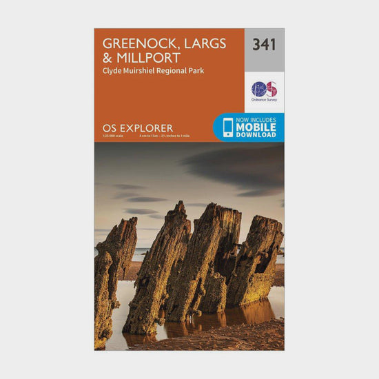 Explorer 341 Greenoch, Largs & Millport Map With Digital Version