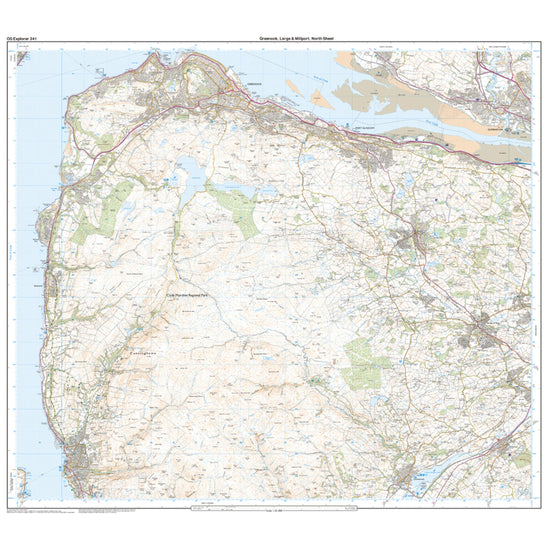Explorer 341 Greenoch, Largs & Millport Map With Digital Version