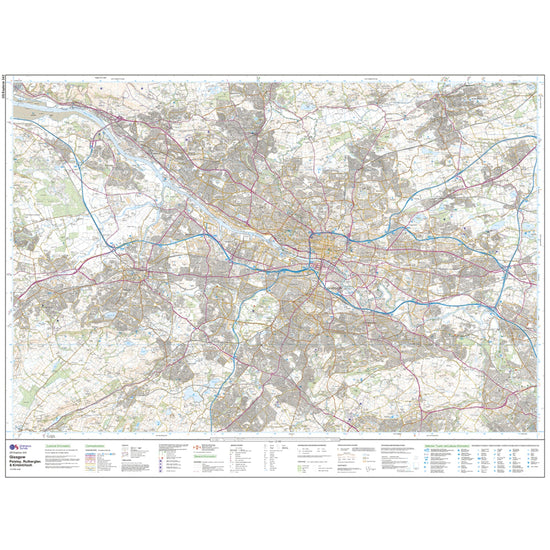 Explorer 342 Glasgow Map With Digital Version