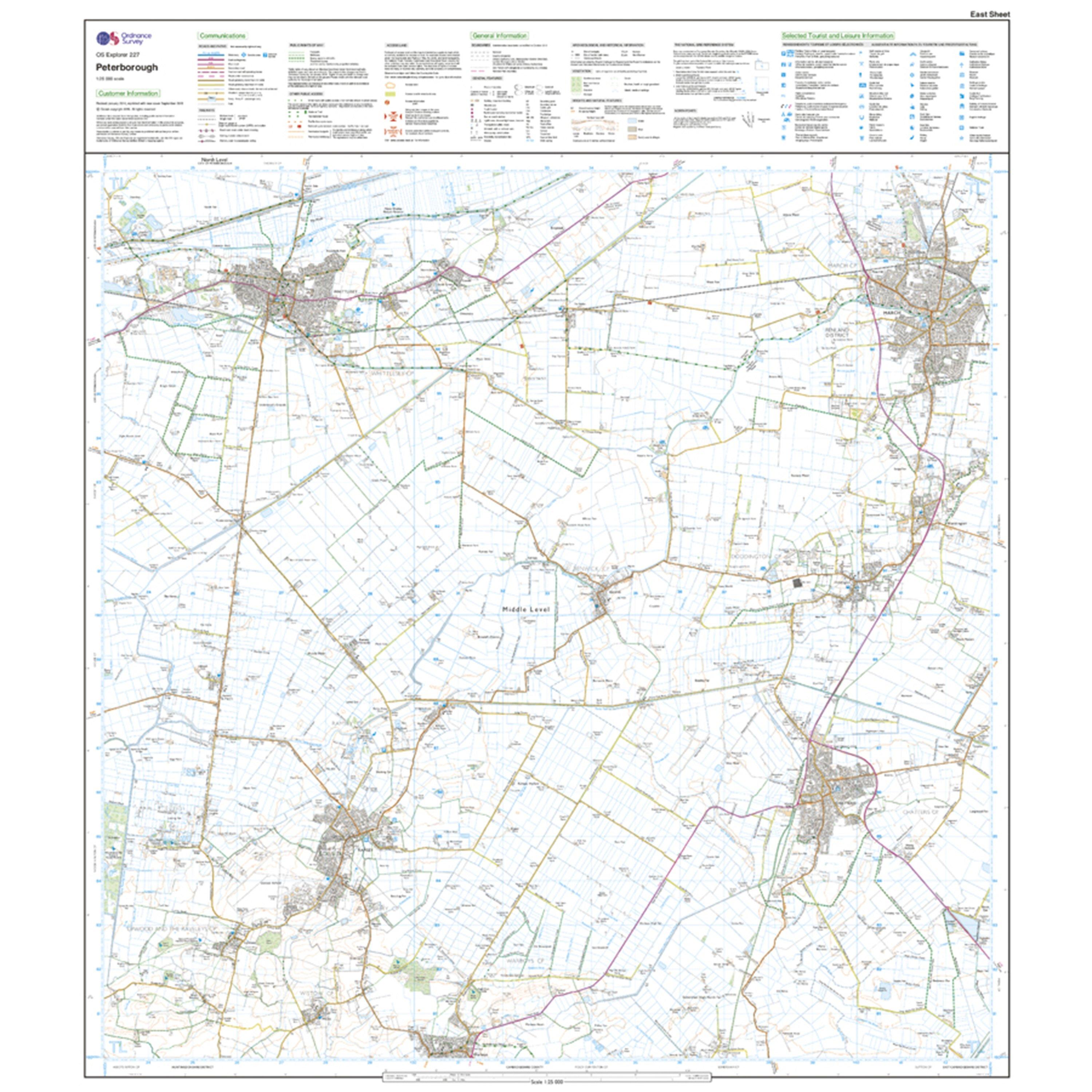 Explorer Active 227 Peterborough Map With Digital Version