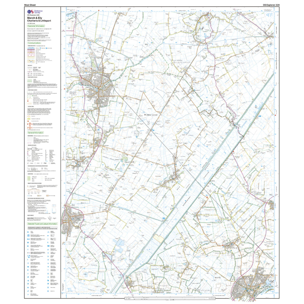 Explorer Active 228 March & Ely Map With Digital Version