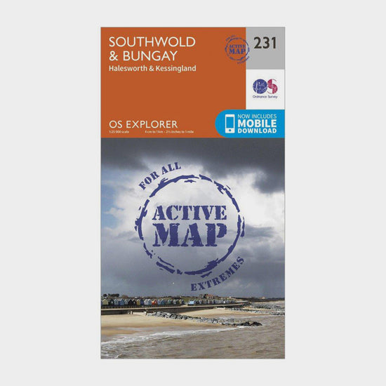Explorer Active 231 Southwold & Bungay Map With Digital Version