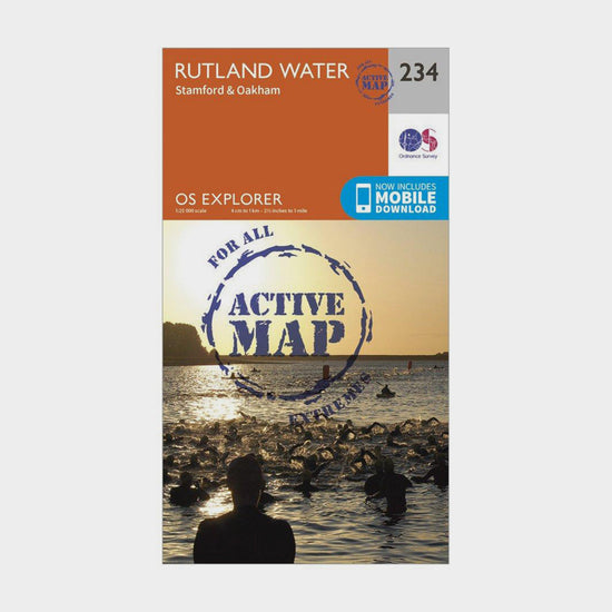 Explorer Active 234 Rutland Water Map With Digital Version