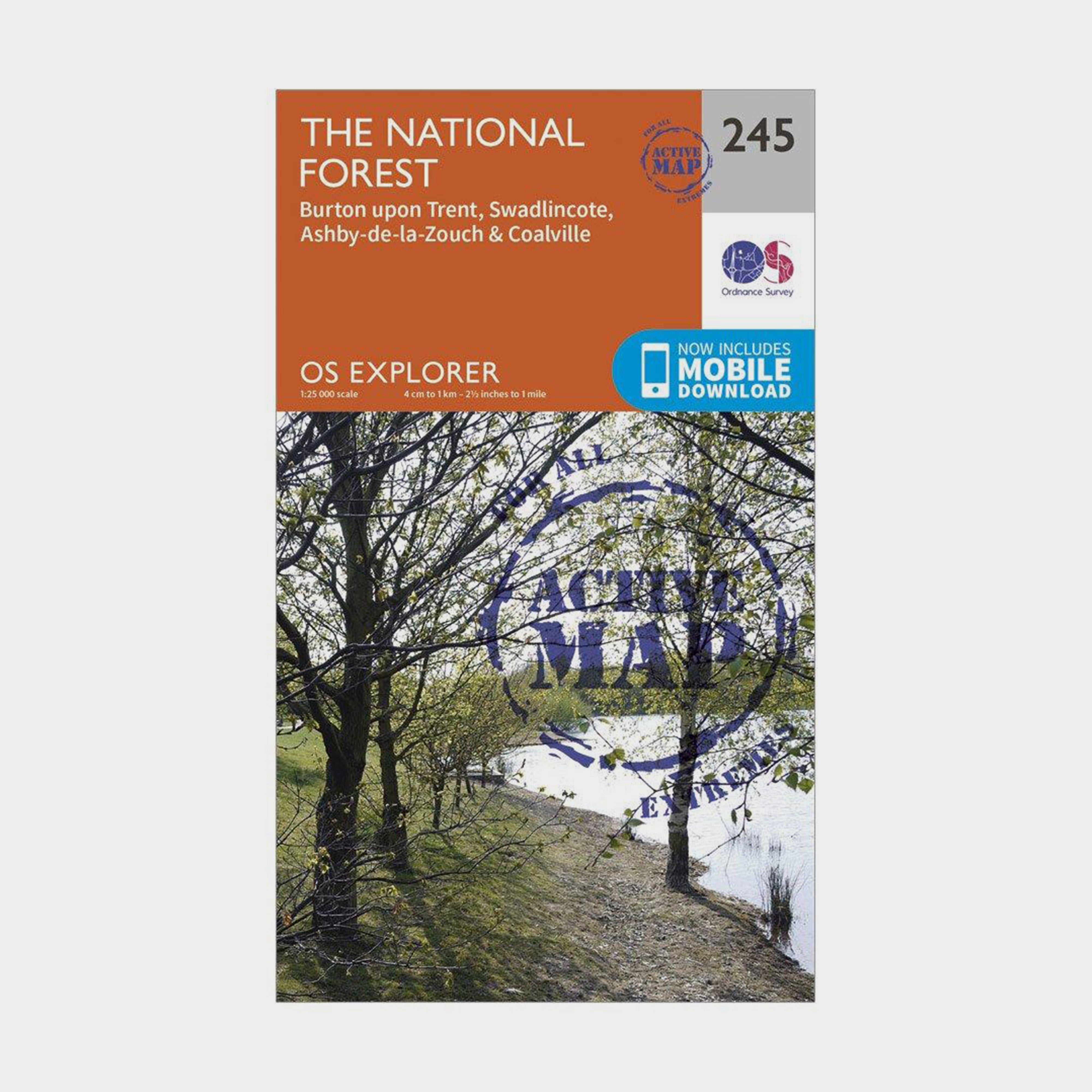Explorer Active 245 The National Forest Map With Digital Version