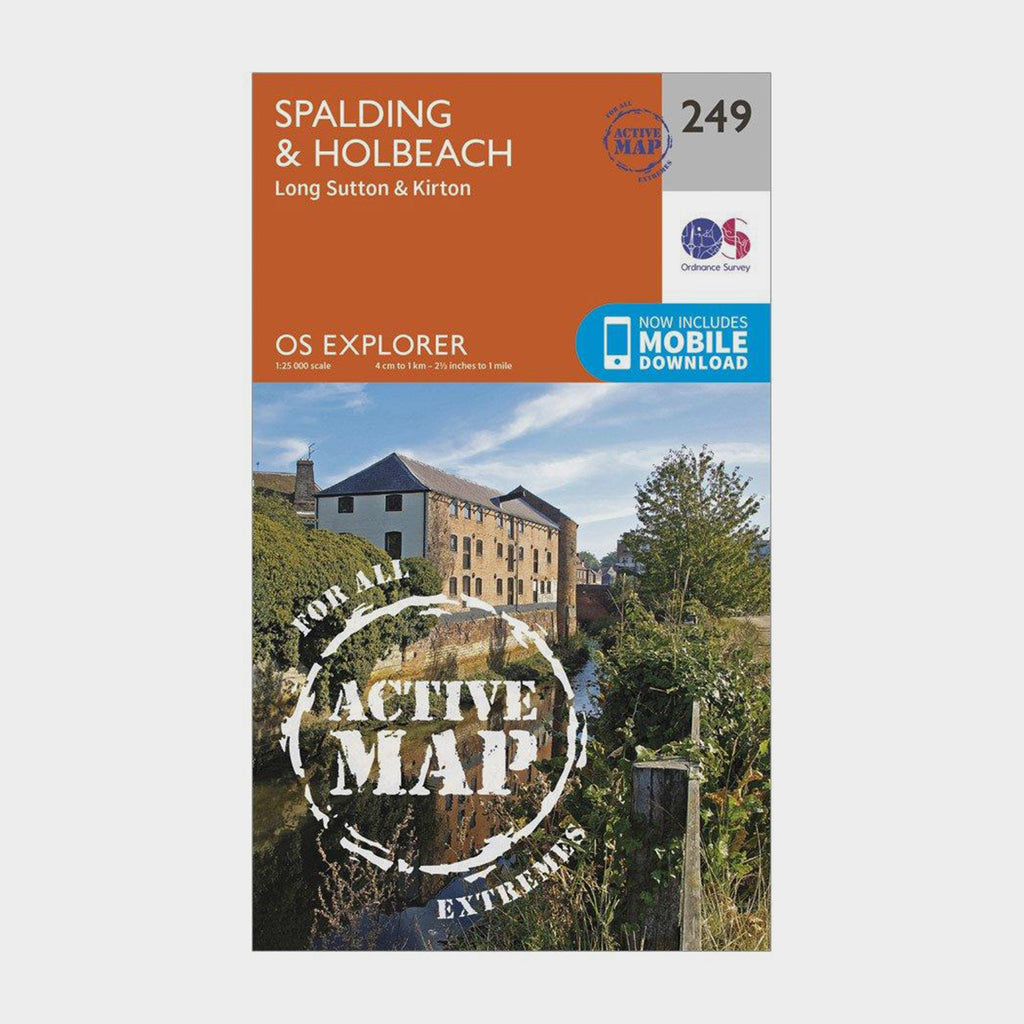 Explorer Active 249 Spalding & Holbeach Map With Digital Version