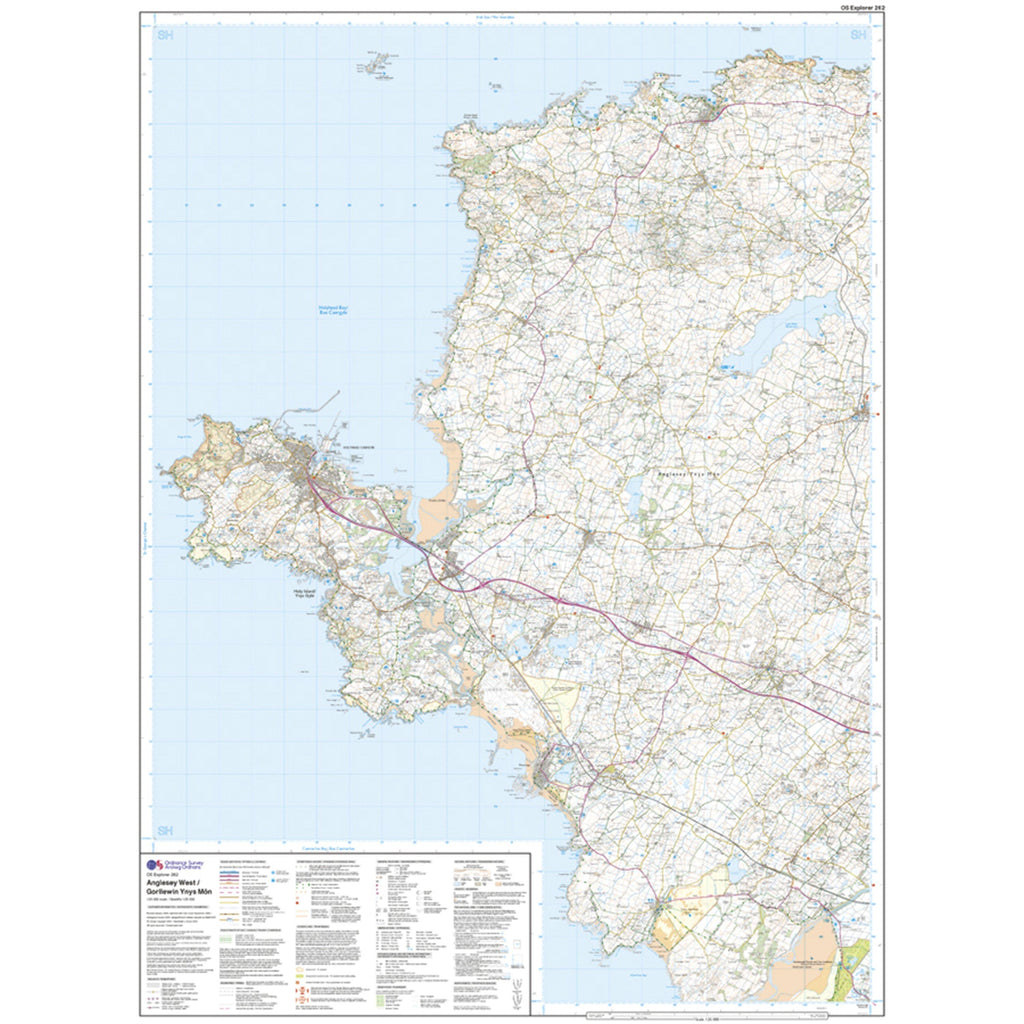 Explorer Active 262 Anglesey West Map With Digital Version