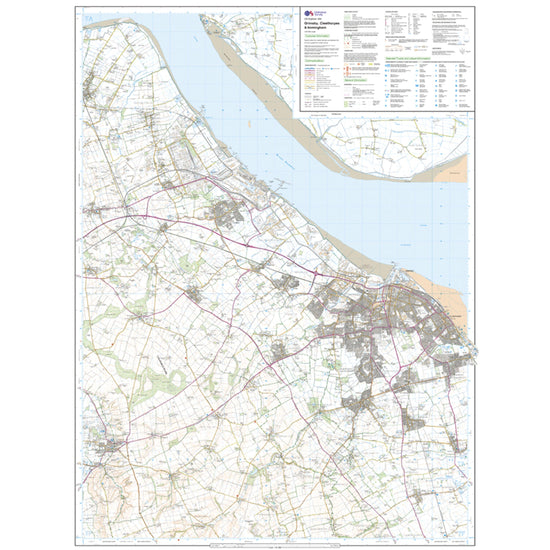 Explorer Active 284 Grimsby, Cleethorpes & Immingham Map With Digital Version