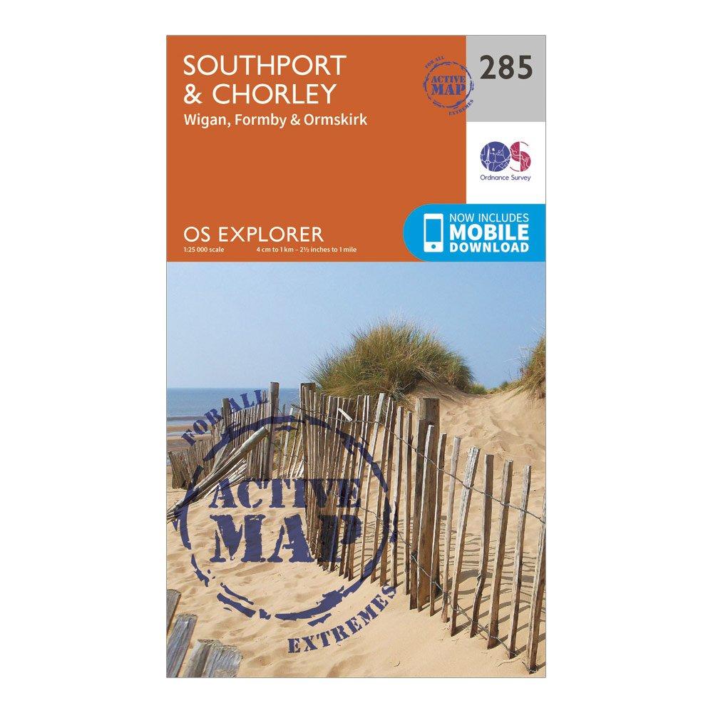 Explorer Active 285 Southport & Chorley Map With Digital Version