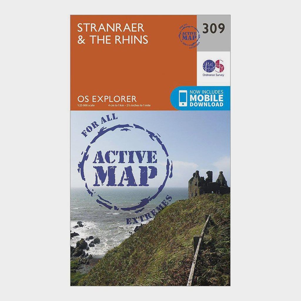 Explorer Active 309 Stranraer & The Rhins Map With Digital Version