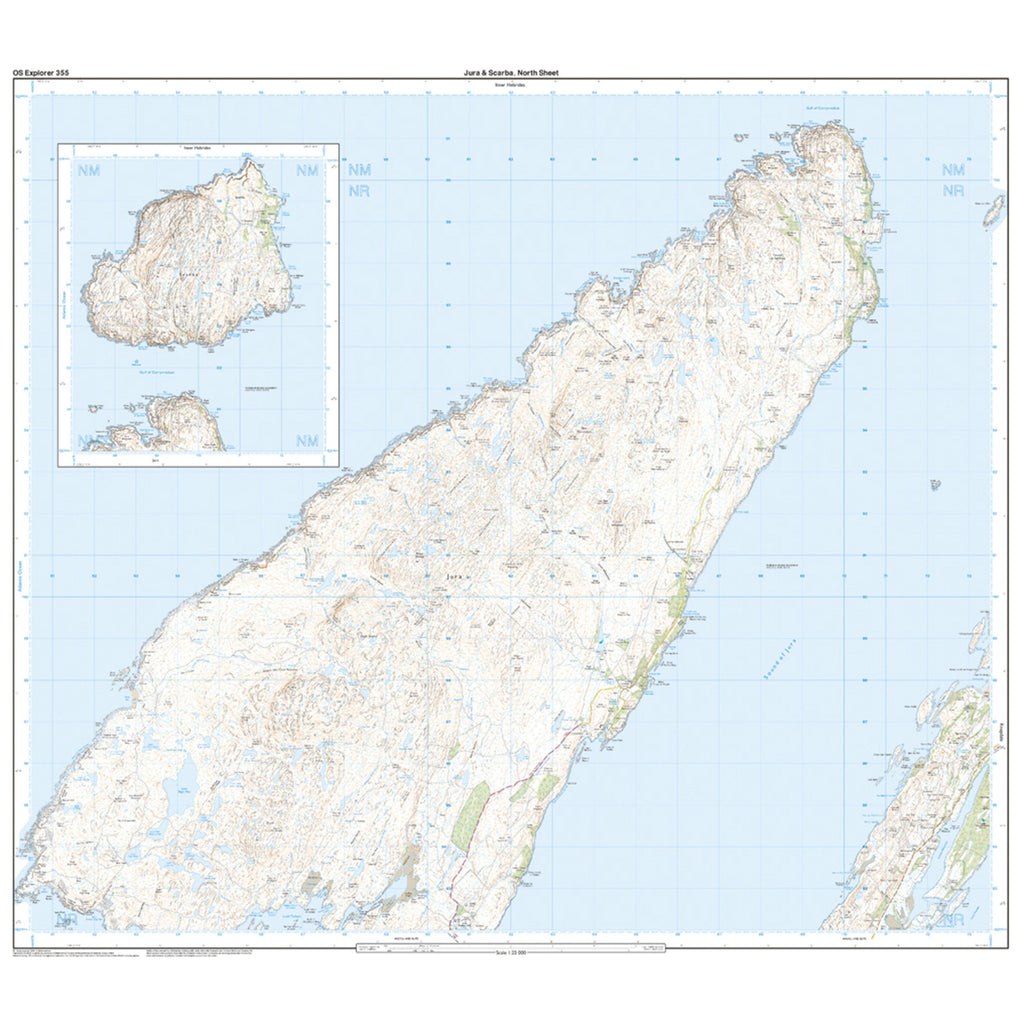 Explorer 355 Jura & Scarba Map With Digital Version