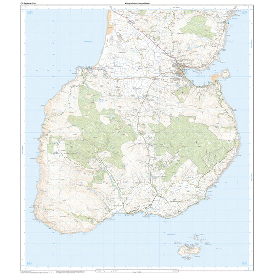 Explorer 256 Kintyre South Campeltown Map With Digital Version