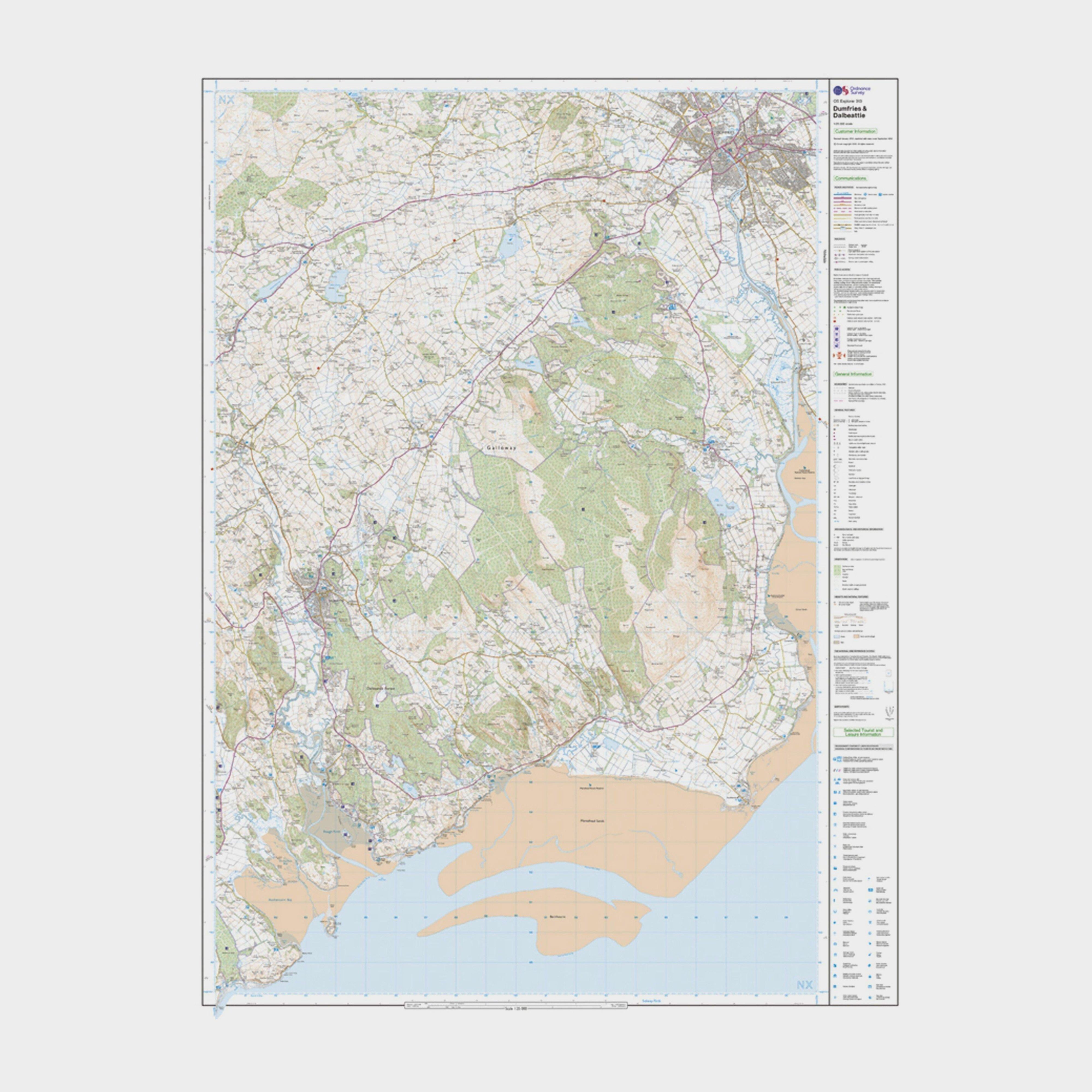 Explorer Active 313 Dumfries & Dalbeattie Map With Digital Version