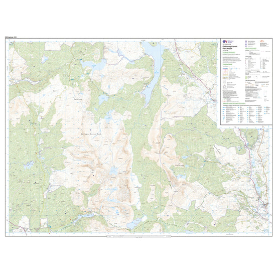 Explorer Active 318 Galloway Forest Park North Map With Digital Version