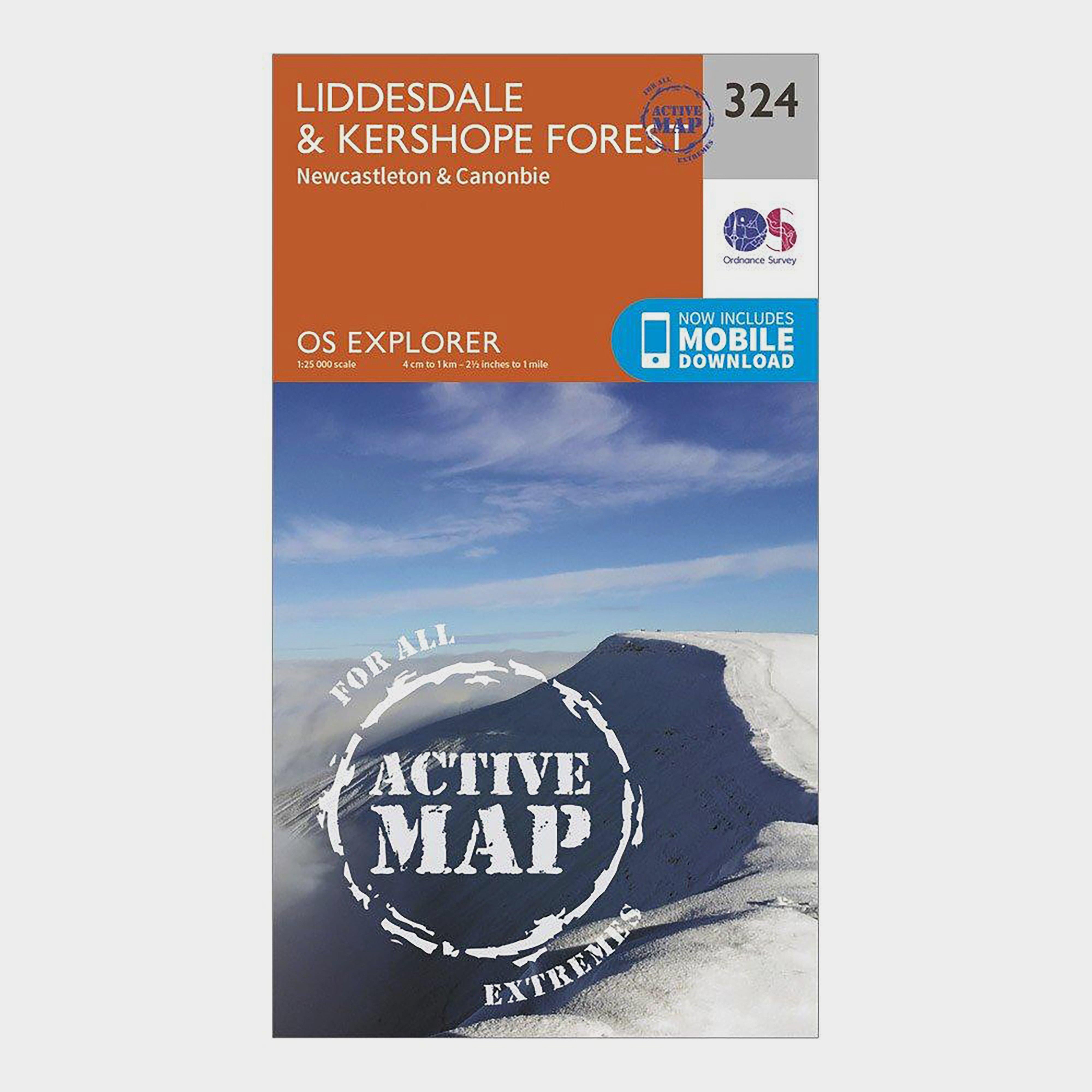 Explorer Active 324 Liddersdale & Kershope Forest Map With Digital Version