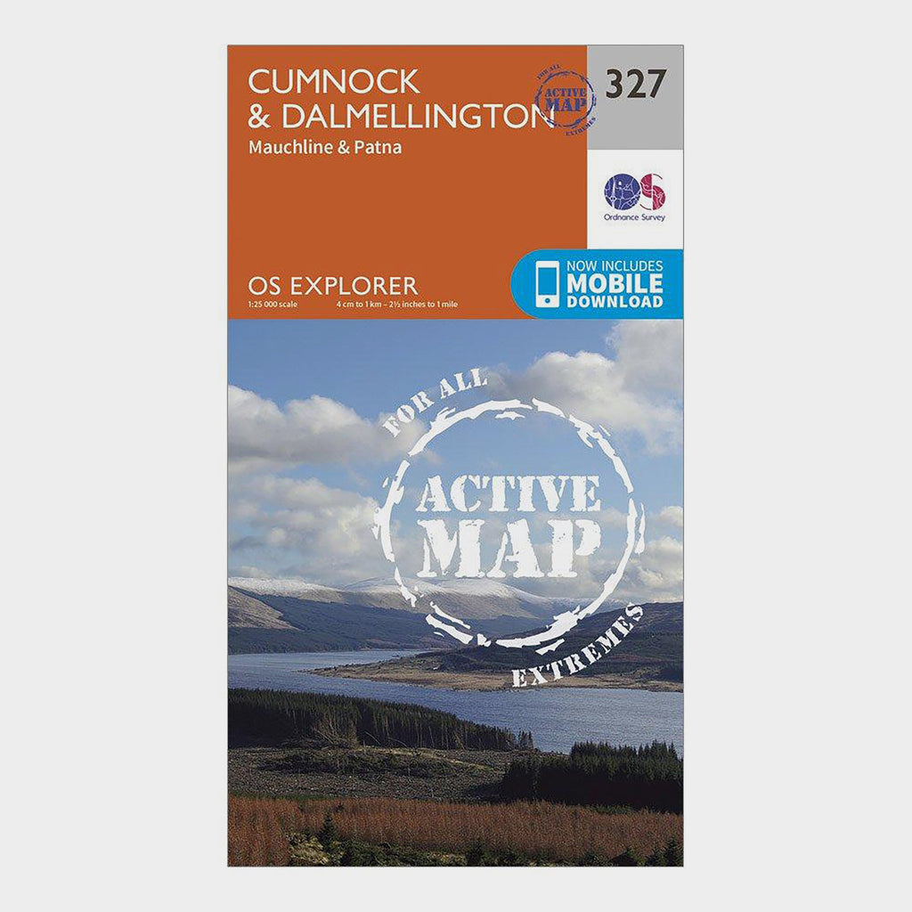 Explorer Active 327 Cumnock & Dalmellington Map With Digital Version