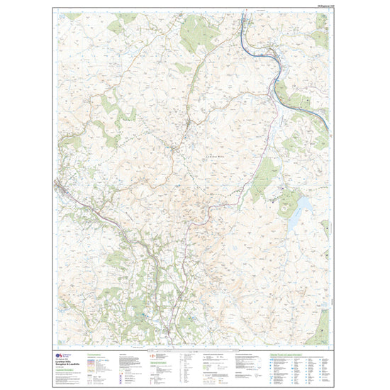 Explorer Active 329 Lowther Hills, Sanquhar & Leadhills Map With Digital Version