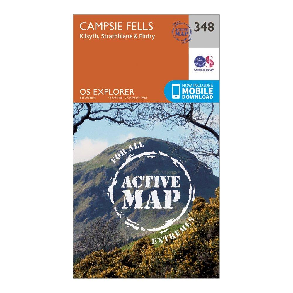 Explorer Active 348 Campsie Fells Map With Digital Version