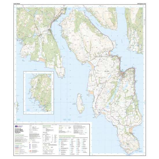 Explorer 362 Cowal West & Isle of Bute Map With Digital Version