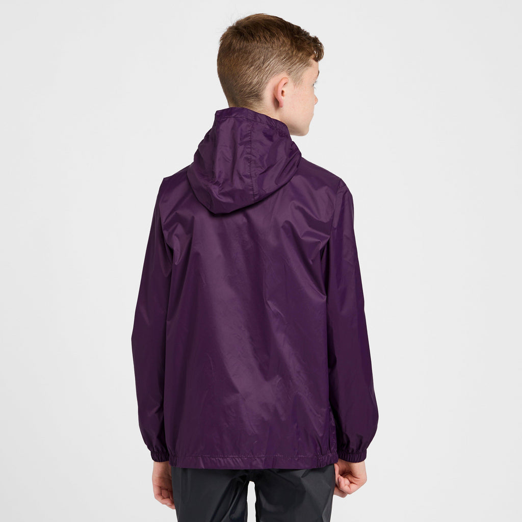 Kid’s Hooded Packable Waterproof Jacket