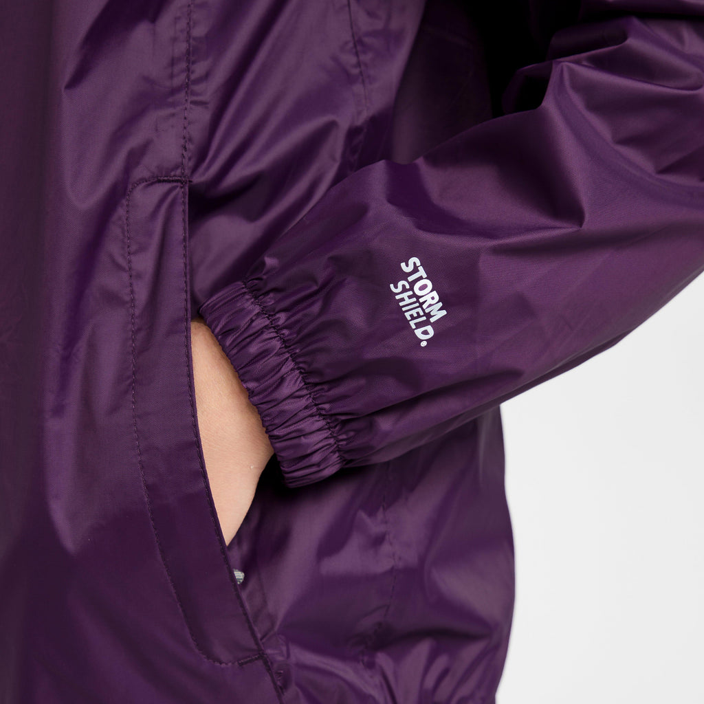 Kid’s Hooded Packable Waterproof Jacket