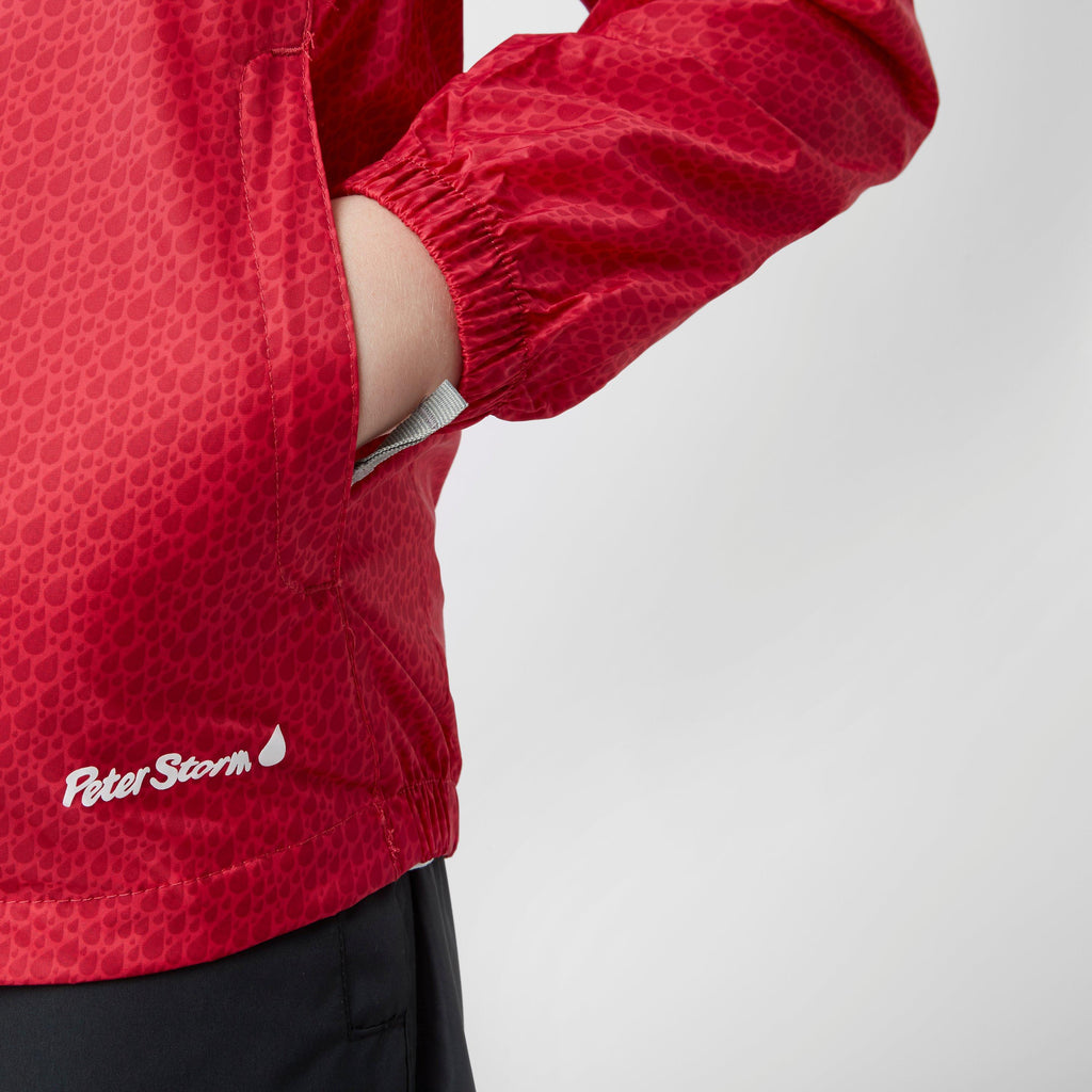 Kid’s Hooded Packable Waterproof Jacket