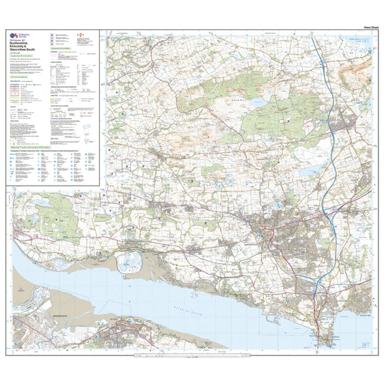 Explorer Active 367 Dunfermline, Kirkcaldy & Glenrothes South Map With Digital Version