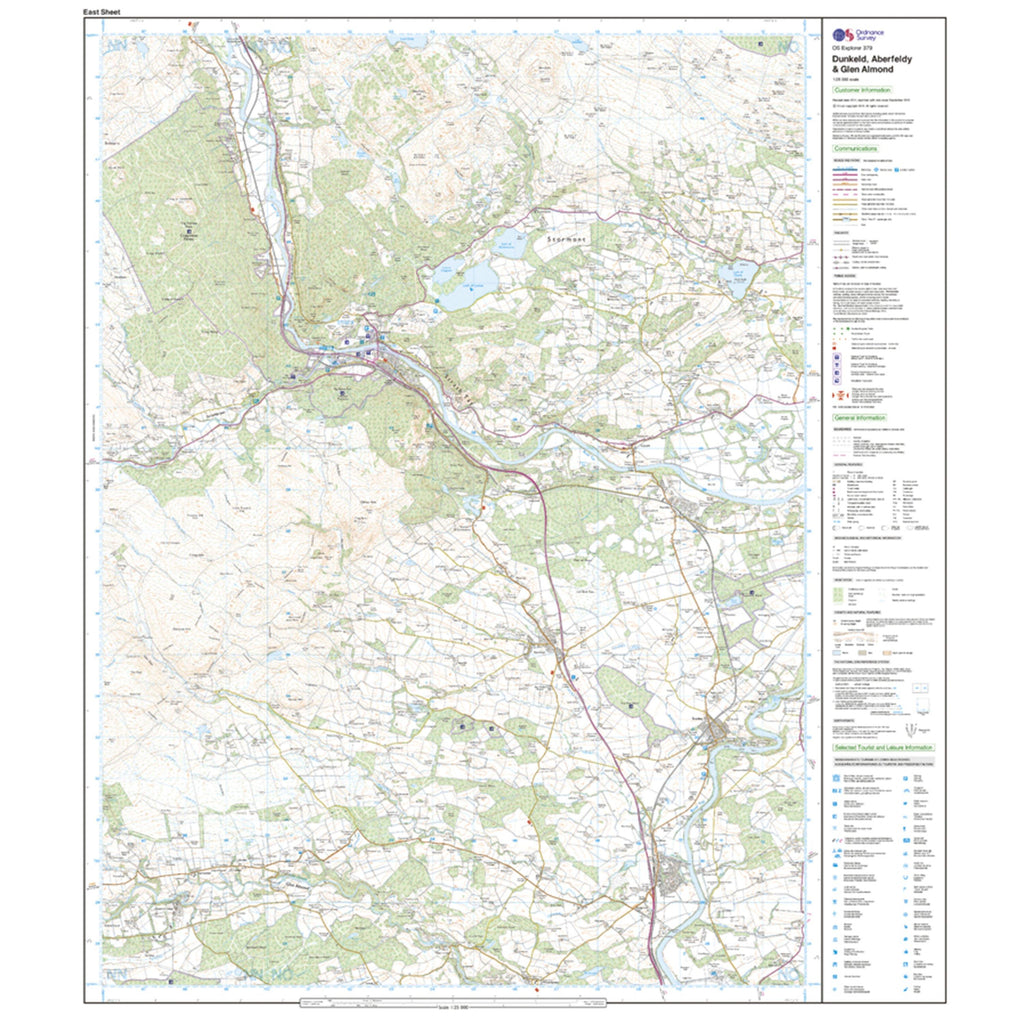 Explorer 379 Dunkeld, Aberfeldy & Glen Almond Map With Digital Version