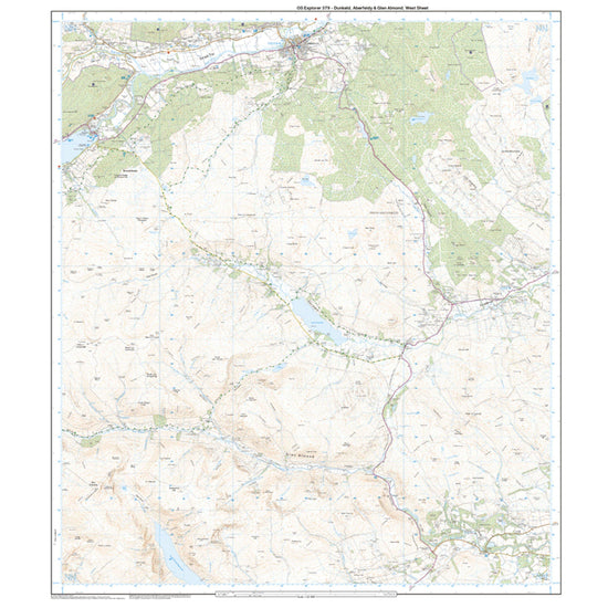 Explorer Active 379 Dunkfeld, Aberfeldy & Glen Almond Map With Digital Version