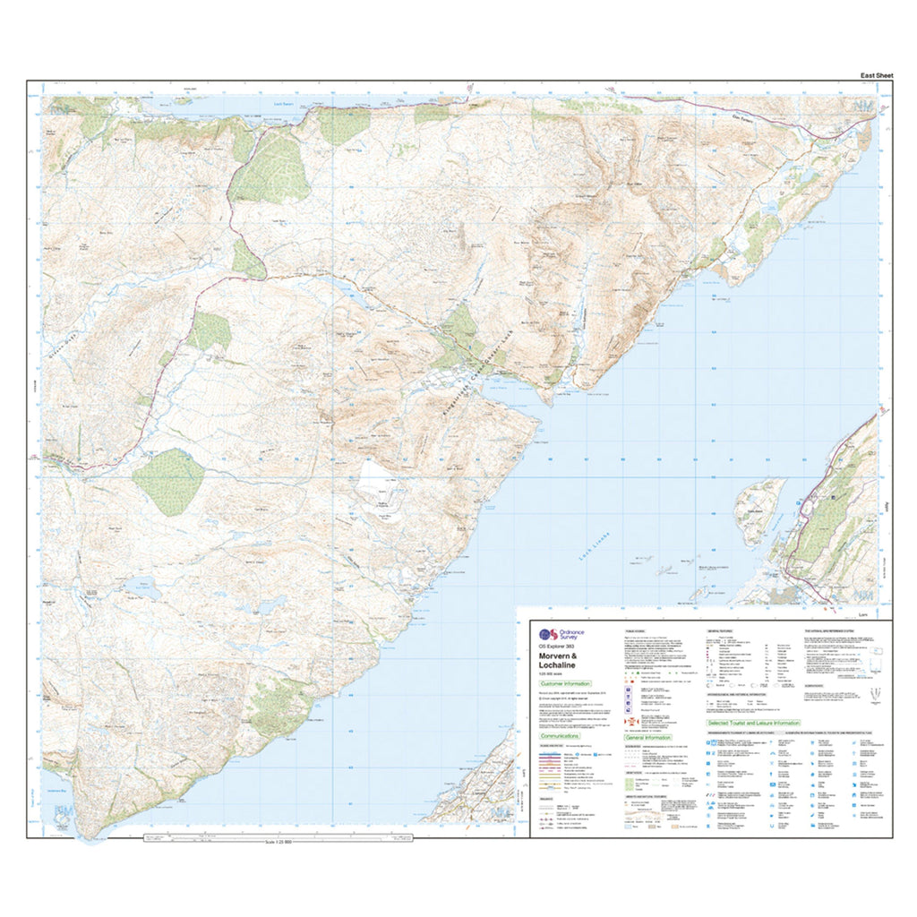 Explorer 383 Movern & Lochaline Map With Digital Version