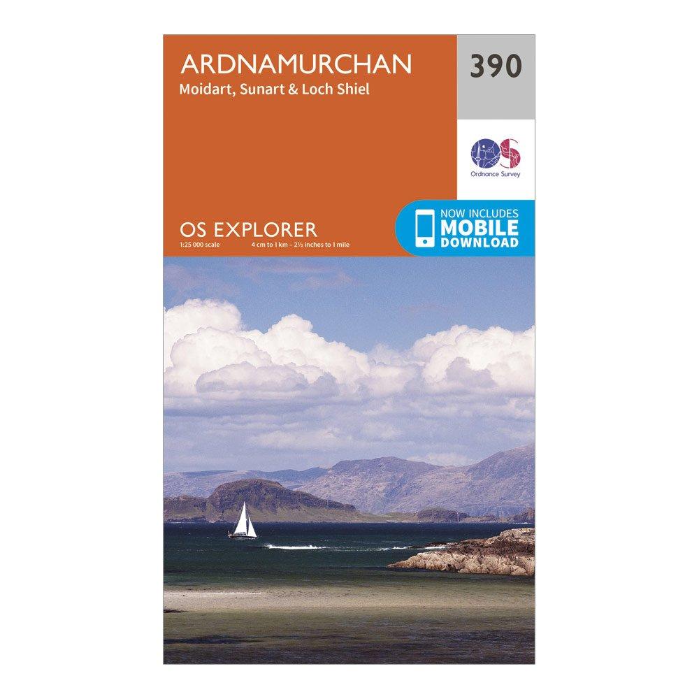 Explorer 390 Ardnamurchan Map With Digital Version