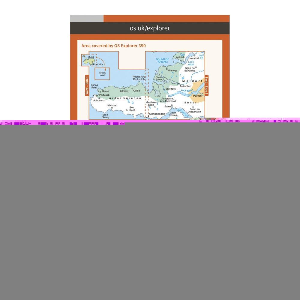 Explorer 390 Ardnamurchan Map With Digital Version