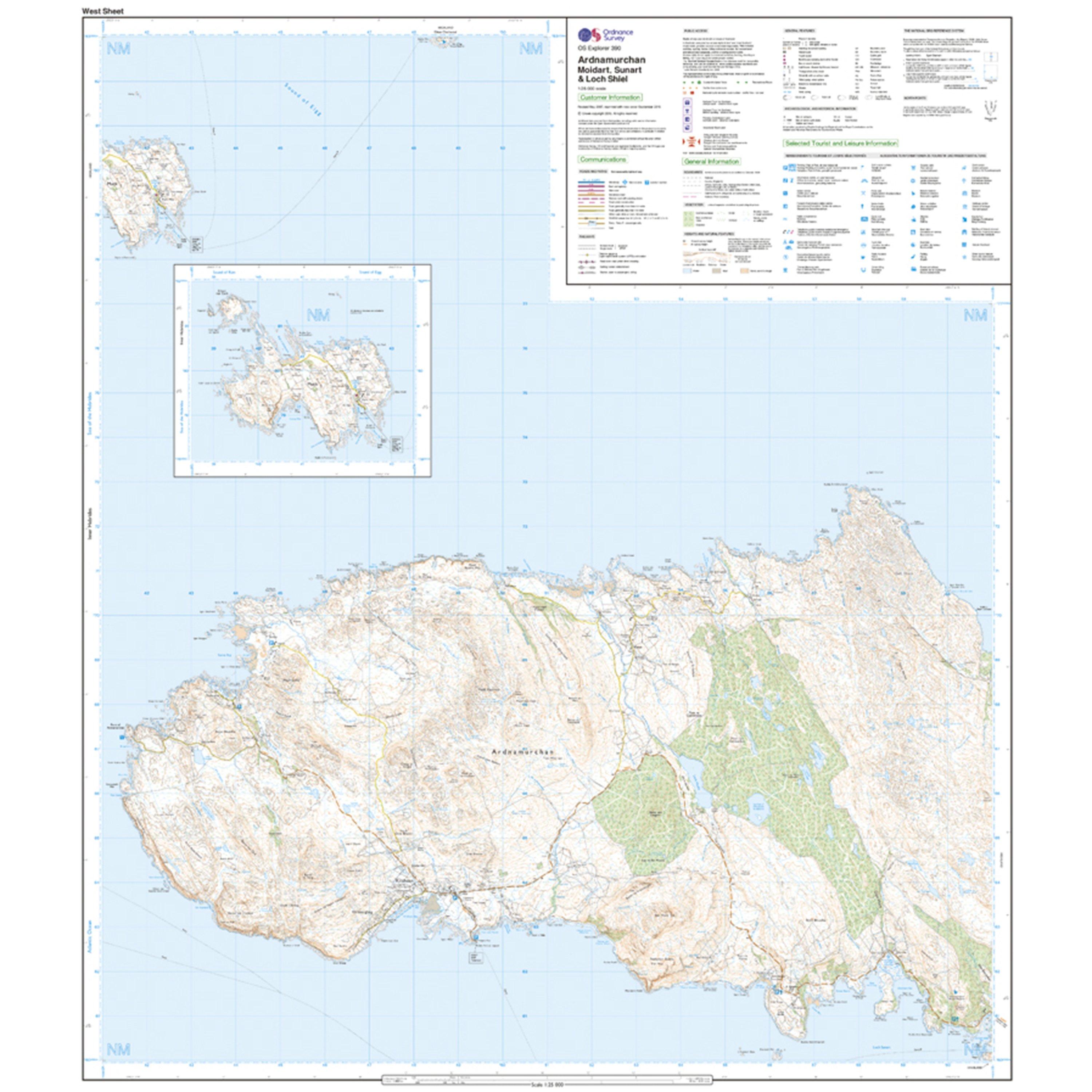 Explorer 390 Ardnamurchan Map With Digital Version
