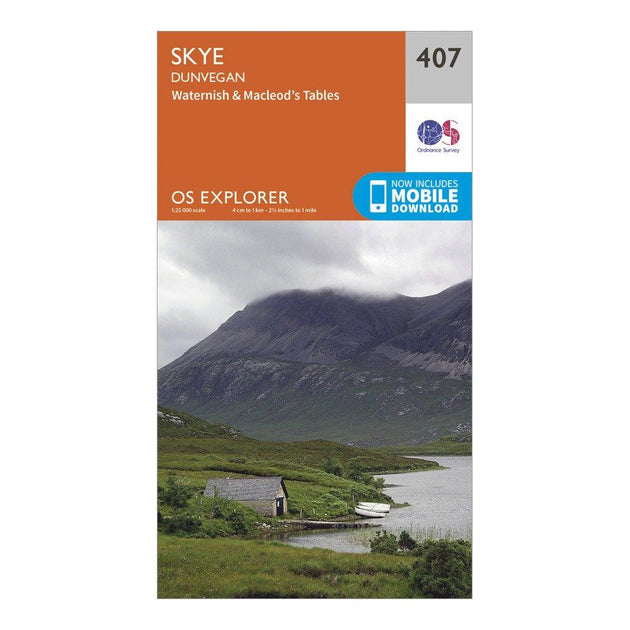 Ordnance Survey Explorer 407 Skye - Dunvegan Map With Digital Version ...