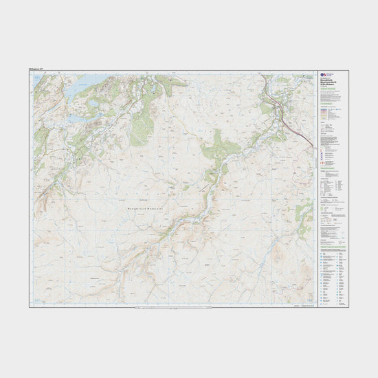 Explorer Active 417 Monadhliath Mountains North & Strathdearn Map With Digital Version