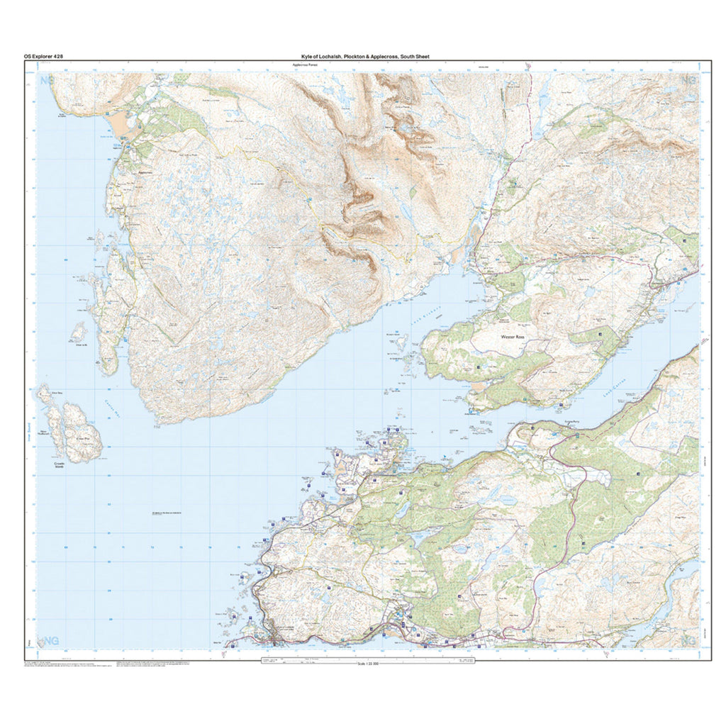Explorer Active 428 Kyle of Lochalsh, Plockton & Applecross Map With Digital Version