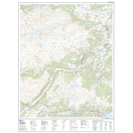 Explorer Active 431 Glen Urquhart & Strathglass Map With Digital Version